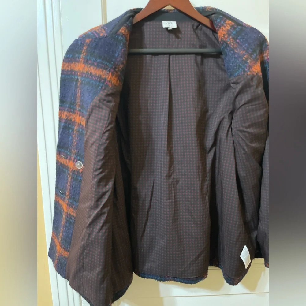 Cabi Multi Color Plaid Blazer - Picture 6 of 7